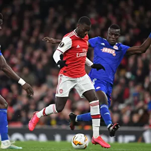 Arsenal's Nicolas Pepe Outwits Pape Abou Cisse: Europa League Thriller at Emirates Stadium