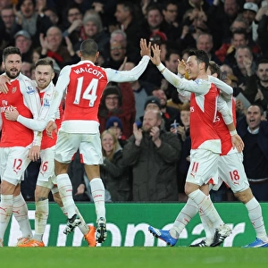 Arsenal's Olivier Giroud Scores Second Goal Against Manchester City (2015-16)