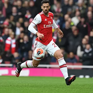 Arsenal's Pablo Mari in Action against West Ham United - Premier League 2019-2020