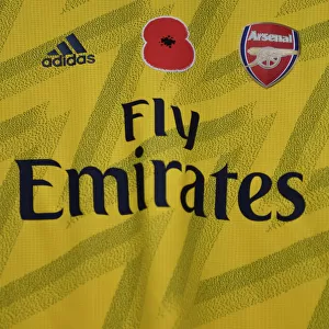 Arsenal's Poppy-Emblazoned Jerseys Before Leicester Clash (Premier League 2019-20)