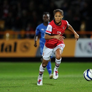 Arsenal's Rachel Yankey in Action: FA WSL Continental Cup Final vs. Birmingham City