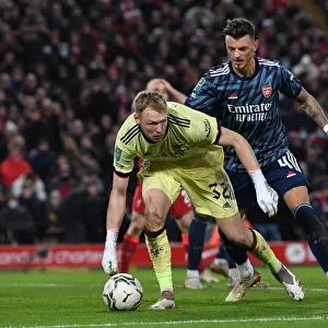 Arsenal's Ramsdale and White Face Off Against Liverpool in Carabao Cup Semi-Final
