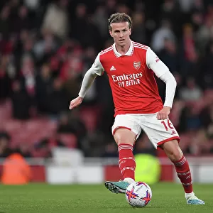 Arsenal's Rob Holding Stands Firm Against Chelsea in Premier League Battle, 2022-23 Season