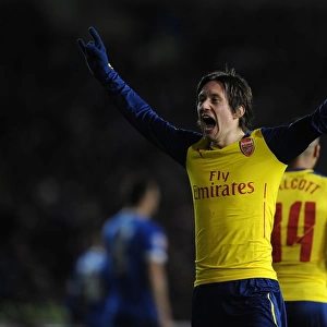 Arsenal's Rosicky Scores Hat-Trick: FA Cup Victory over Brighton