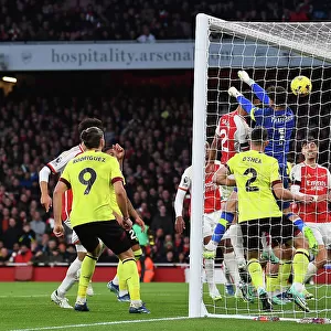 Arsenal's Saliba Scores Second Goal Against Burnley in 2023-24 Premier League