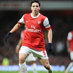 Arsenal's Samir Nasri Scores the Winning Goal Against Stoke City in the Barclays Premier League at Emirates Stadium, 23/2/2011