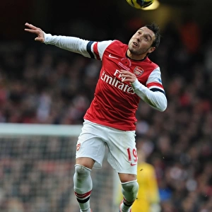 Arsenal's Santi Cazorla in Action against Fulham (2012-13)