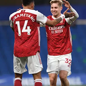 Arsenal's Smith Rowe and Aubameyang: Unity and Triumph at Stamford Bridge, 2021 Premier League Goal