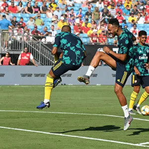 Arsenal's Star Strikers Aubameyang and Lacazette Before 2019 International Champions Cup Clash vs Fiorentina