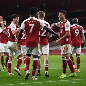 Arsenal's Triumph: Saka and Martinelli Score in Arsenal v Chelsea Showdown (2020-21)