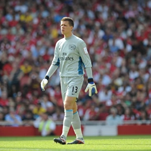 Arsenal's Wojciech Szczesny in Action against New York Red Bulls during the Emirates Cup 2011-12