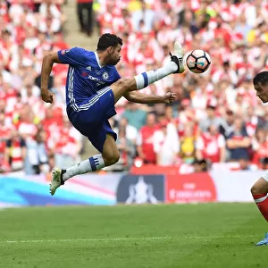 Arsenal's Xhaka and Costa Clash in FA Cup Final Showdown: Arsenal 2-1 Chelsea at Wembley