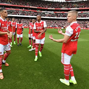 Arsenal's Xhaka, Gabriel, and Zinchenko Prepare for Arsenal v Tottenham Showdown (2022-23)