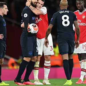Arsenal's Xhaka and Gomes Embrace Amidst Premier League Rivalry