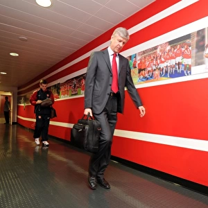 Arsene Wenger the Arsenal Manager. Arsenal 0: 0 Blackburn Rovers. Barclays Premier League