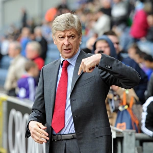 Arsene Wenger the Arsenal Manager. Blackburn Rovers 4: 3 Arsenal. Barclays Premier League