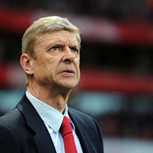 Arsene Wenger: Arsenal Manager at Emirates Stadium vs Everton (2012-13)