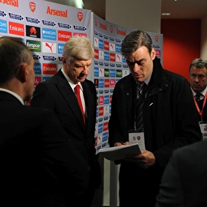 Arsene Wenger the Arsenal Manager pre match interview