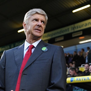 Arsene Wenger: Deep in Thought Before Norwich City Clash (2012-13)