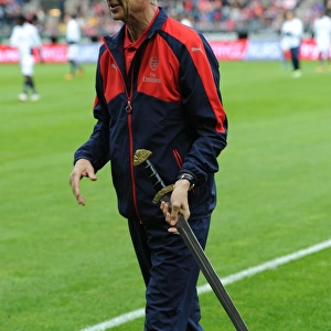 Arsene Wenger Honored with Viking Sword before Arsenal's Pre-Season Match in Norway (2016)