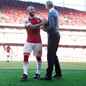 Arsene Wenger and Jack Wilshere: A Moment from Arsenal's 2017-18 Premier League Season