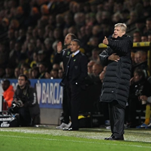 Arsene Wenger Leads Arsenal Against Norwich City in the 2012-13 Premier League