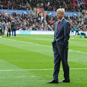 Arsene Wenger Leads Arsenal Against Stoke City in the 2011-12 Premier League