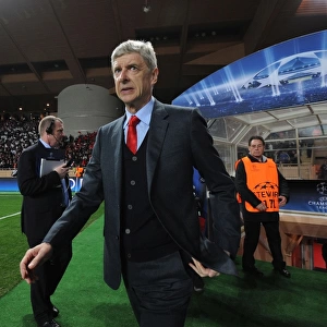 Arsene Wenger Leads Arsenal in UEFA Champions League Clash against AS Monaco (2014/15)