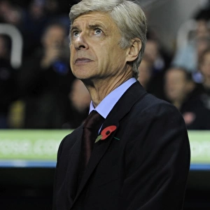 Arsene Wenger before Reading vs. Arsenal in Capital One Cup, 2012-13