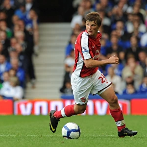 Arshavin's Brilliance: Andrey Arshavin Shines in Arsenal's 1:6 Rout of Everton, Barclays Premier League, 2009