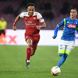 Aubameyang in Action: Arsenal vs. Napoli - UEFA Europa League Quarterfinals (2018-19)