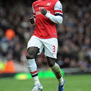 Bacary Sagna in Action: Arsenal vs. Queens Park Rangers, Premier League 2012-13