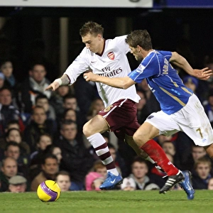 Bendtner vs. Hreidarsson: The 0-0 Stalemate at Fratton Park - Arsenal vs. Portsmouth, Premier League, 2007