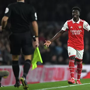 Bukayo Saka: Arsenal's Star Performer in Action against Manchester City, Premier League 2022-23
