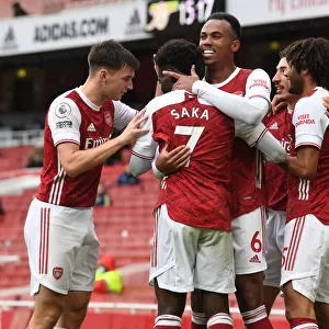Bukayo Saka Scores Historic First Goal in Empty Emirates: Arsenal's Victory over Sheffield United, 2020-21
