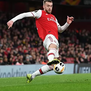 Calum Chambers in Action: Arsenal vs Eintracht Frankfurt - UEFA Europa League 2019-20