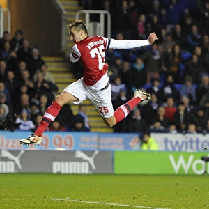 Carl Jenkinson's Strike: Arsenal's Response in Capital One Cup against Reading (5-7)
