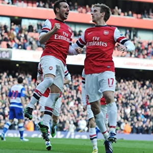 Season 2012-13 Framed Print Collection: Arsenal v Reading 2012-13