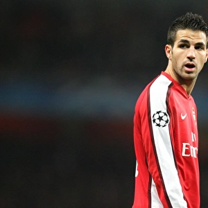 Cesc Fabregas in Action: Arsenal's 4-1 Victory over AZ Alkmaar in the UEFA Champions League, Group H at Emirates Stadium (4/11/09)