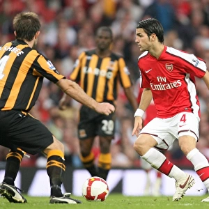 Cesc Fabregas (Arsenal) Ian Ashbee (Hull)