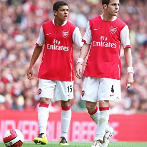 Cesc Fabregas and Denilson (Arsenal)