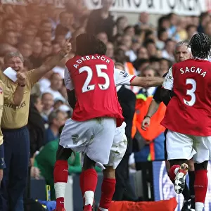 Cesc Fabregas and Emmanuel Adebayor: Unstoppable Duo - Arsenal's 2-1 Victory Over Tottenham Hotspur, FA Barclays Premier League, 2007