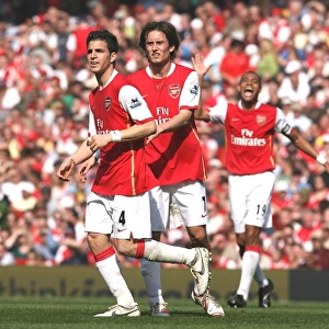 Cesc Fabregas and Tomas Rosicky (Arsenal)