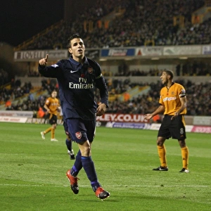 Cesc Fabregas Triumphant Goal: Arsenal Crushes Wolves 4-1 in Premier League