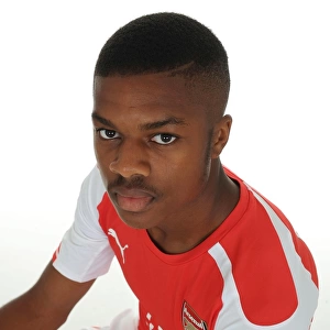 Chuba Akpom at Arsenal Photocall 2014-15