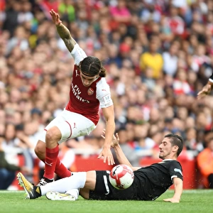 Clash at the Emirates: Hector Bellerin vs. Sergio Escudero (Arsenal vs. Sevilla FC, Emirates Cup 2017-18)