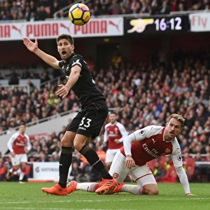 Clash at the Emirates: Ramsey vs. Fernandez in Arsenal's Battle Against Swansea City