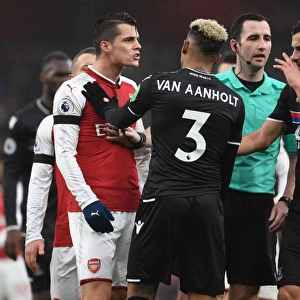 Clash at the Emirates: Xhaka vs. Van Aanholt & Milivojevic - Arsenal vs. Crystal Palace, Premier League 2017-18