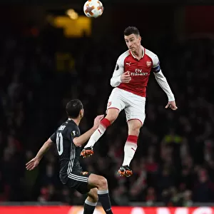 Clash of Heads: Koscielny vs. Dzagoev - Arsenal's Europa League Battle (Arsenal v CSKA Moscow 2017-18)
