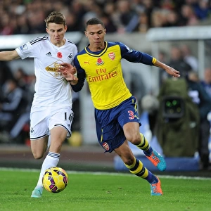 Clash at Liberty: Gibbs vs. Carroll - Swansea vs. Arsenal, 2014-15 Premier League